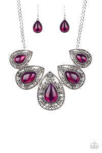 Opal Auras-Purple Necklace