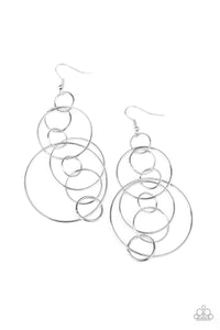 Running Circles Around You - Silver Earrings