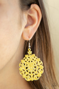 Floral Affair - Yellow Earring