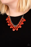 Endless Effervescence Orange Necklace