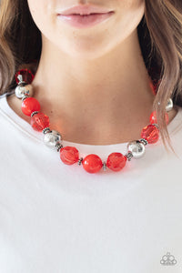 Very Voluminous Red Necklace