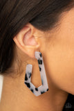 Flat Out Fearless - White Earrings