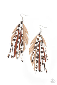 Untamable - Brown Earrings