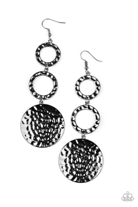 Blooming Baubles- Black Earrings