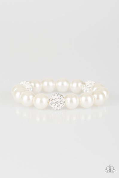Cake Walk - White Bracelet